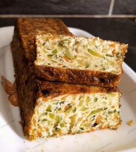Flan de courgettes 1 flan de courgettes