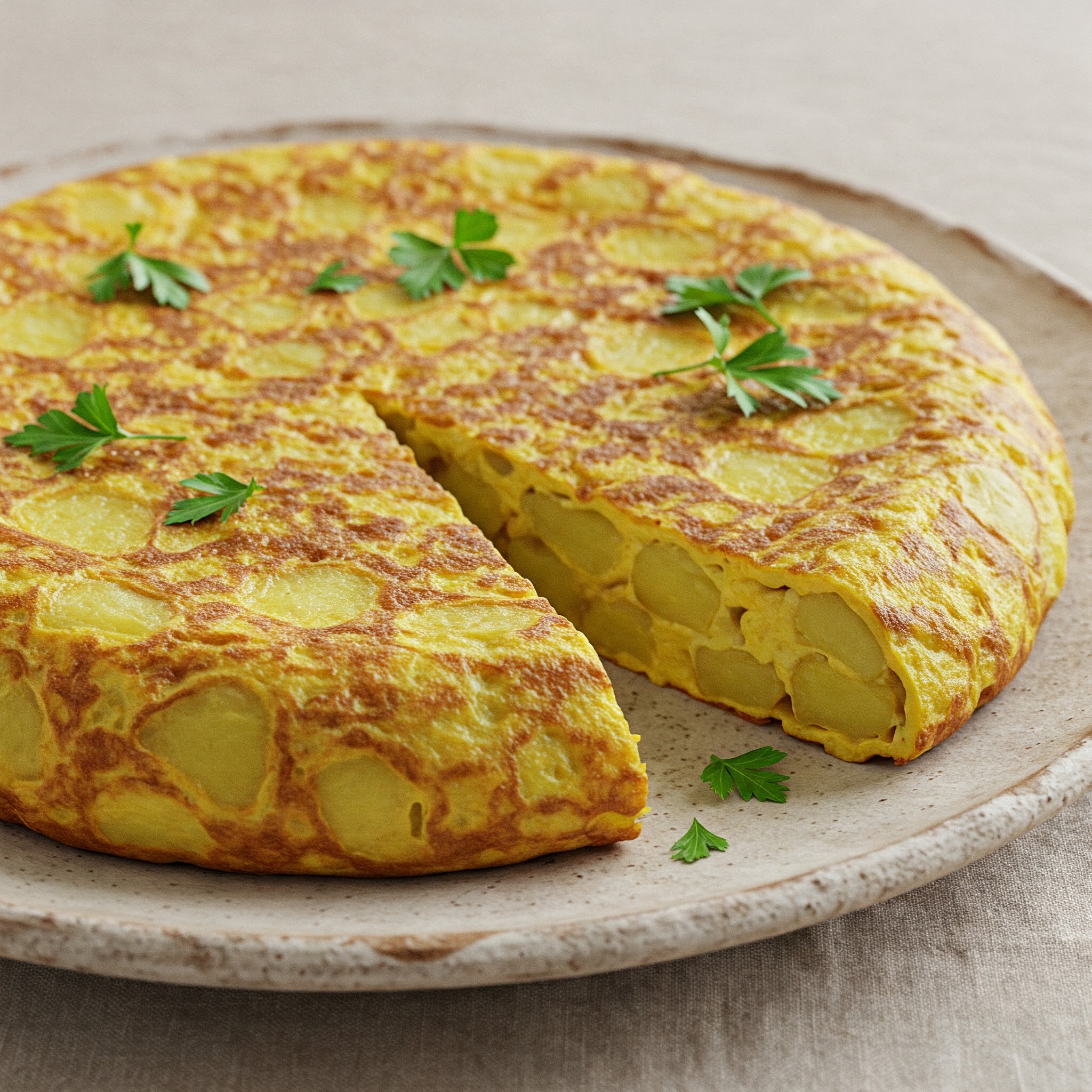 Tortilla de pomme de terre espagnole