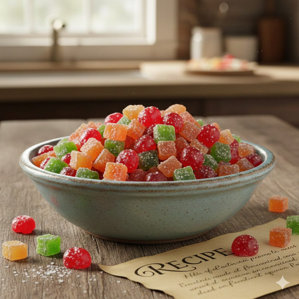 Fruits confits maison